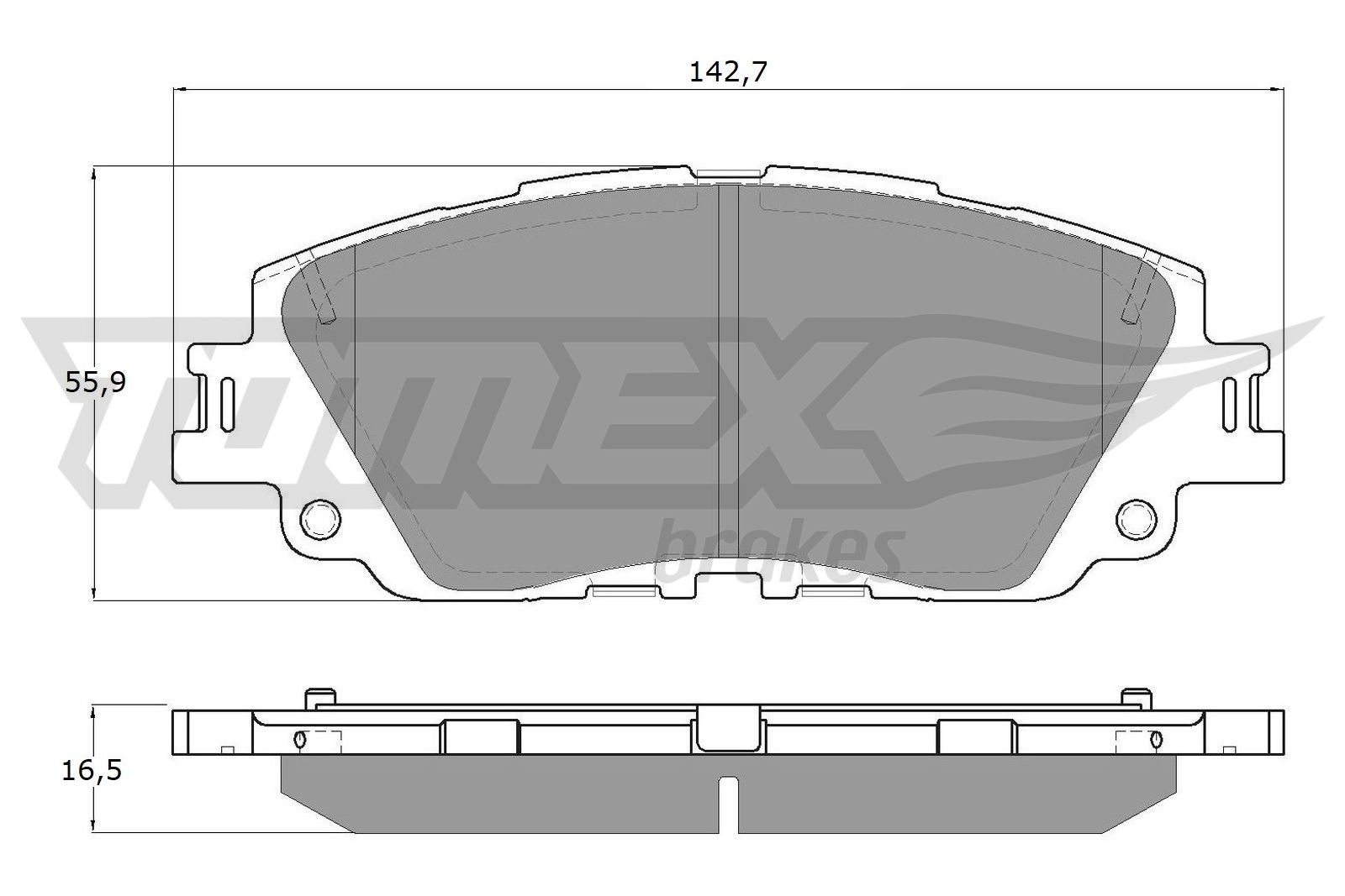 TOMEX Brakes TX 19-64 Sada...